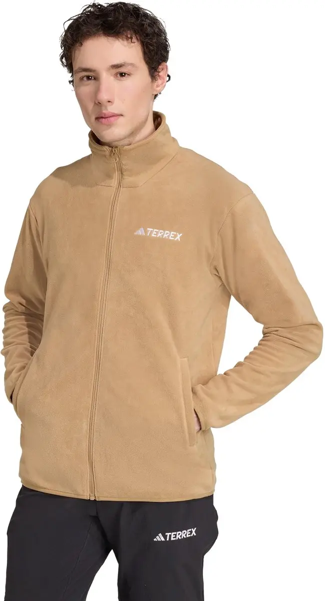 adidas TERREX Multi Essentials Fleece Jack - Heren - Bruin