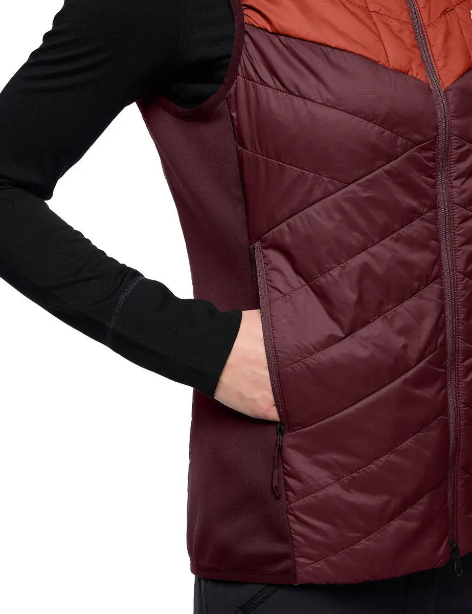 VAUDE Sesvenna IV Mouwloos Damesjack - Buckeye - 34 - afbeelding 3 van 6