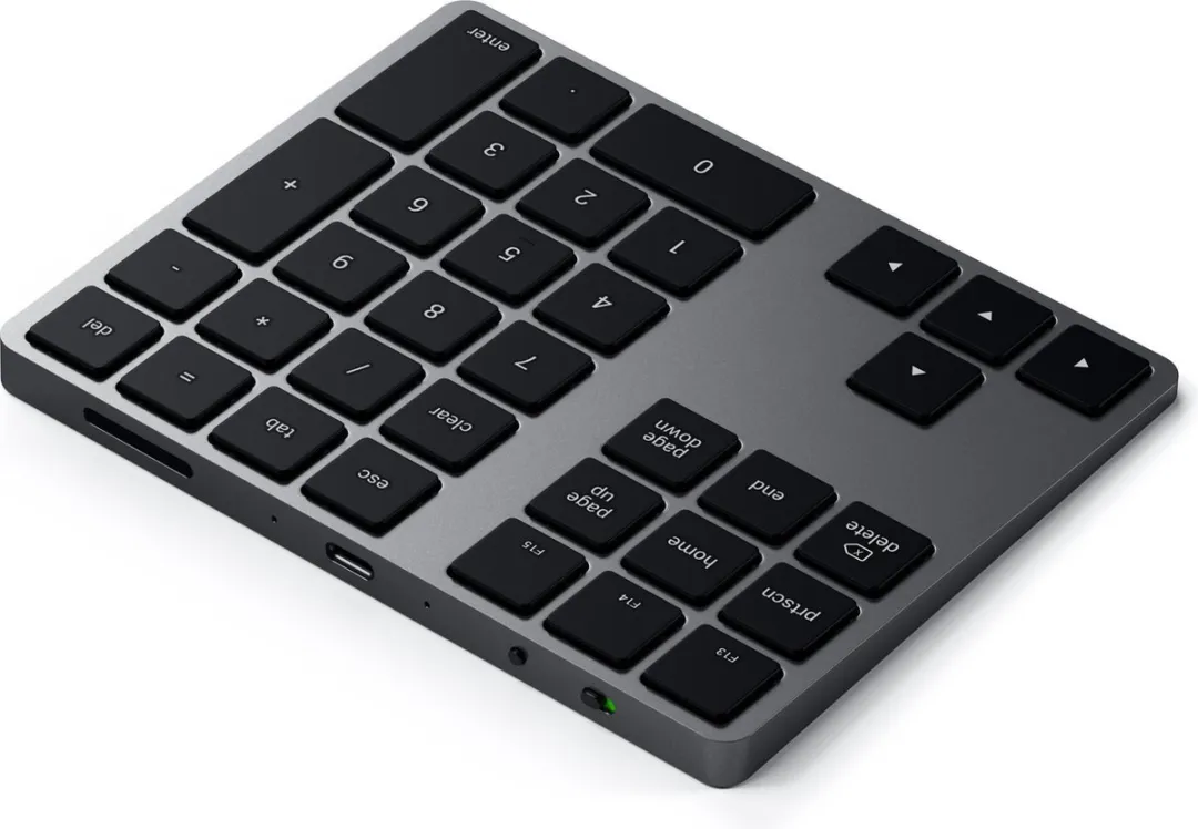Satechi ST-XLABKM Bluetooth Extended Keypad - Grijs