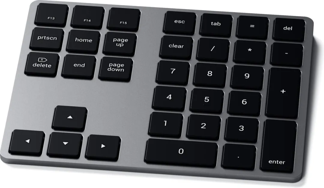 Satechi ST-XLABKM Bluetooth Extended Keypad - Grijs