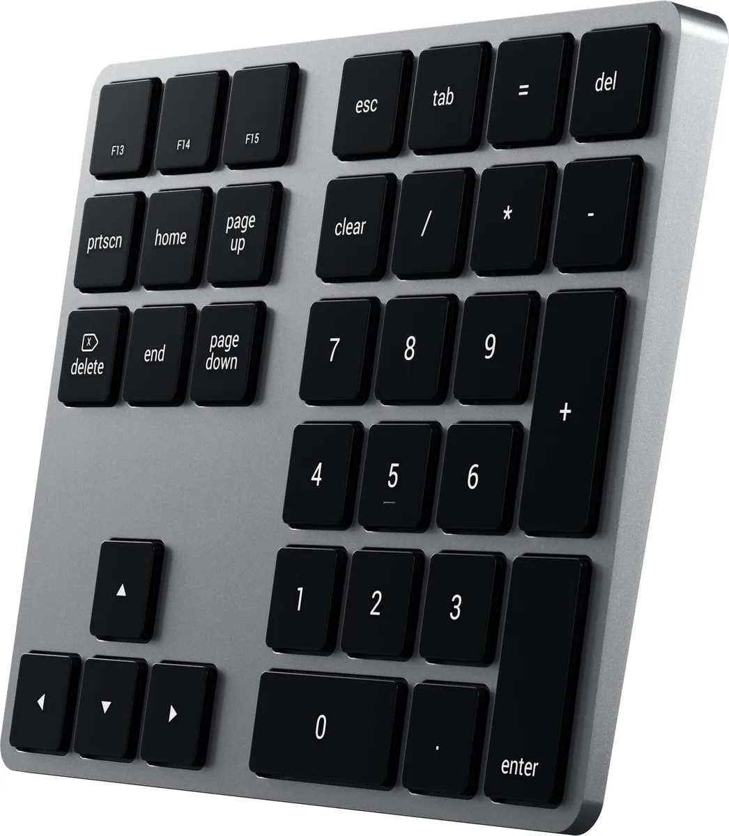 Satechi ST-XLABKM Bluetooth Extended Keypad - Grijs - afbeelding 6 van 6
