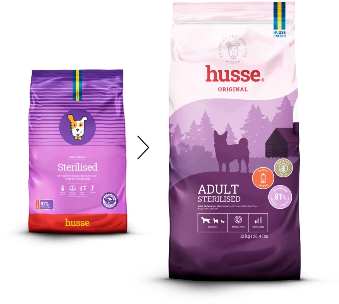 Husse Sterilised Hondenbrokken Kip