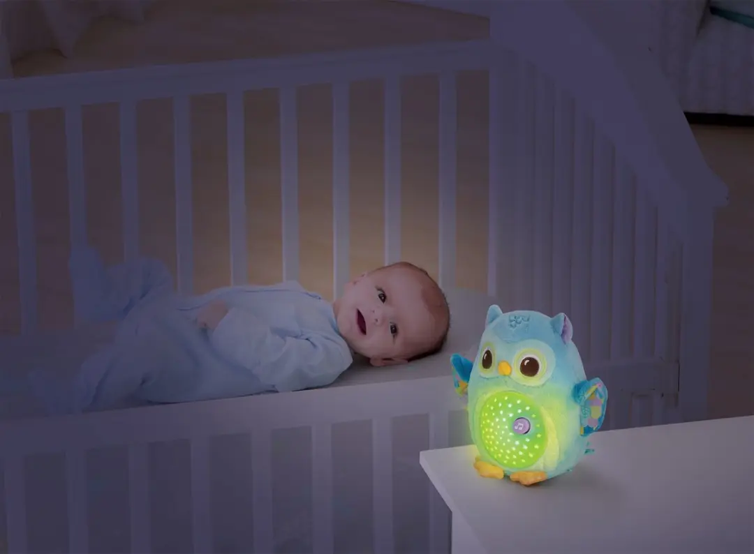 VTech Bedtijd Uiltje blauw - Interactieve knuffel - Muziek en Natuurgeluiden - Van 0 tot 6 jaar - afbeelding 5 van 6