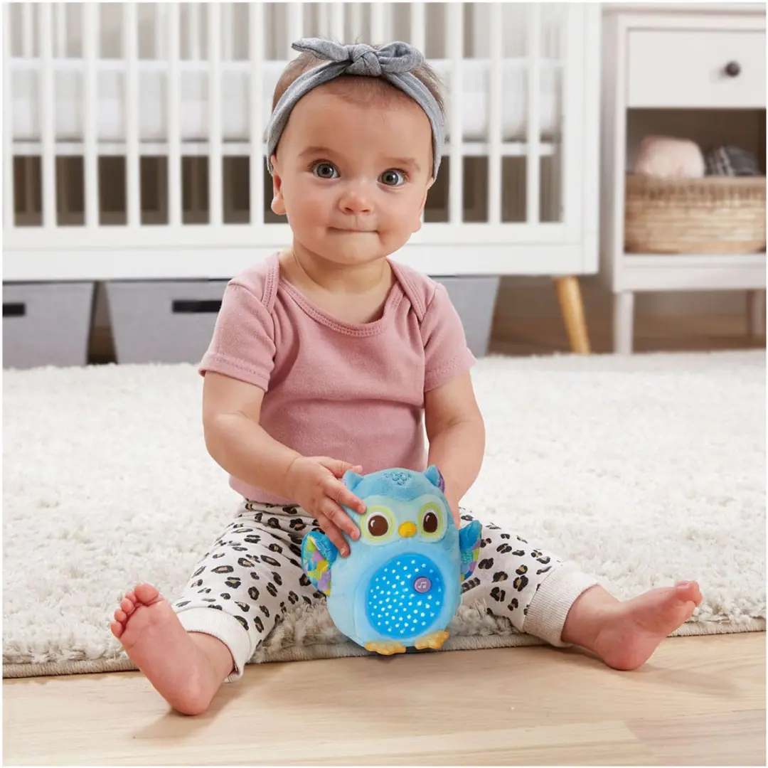 VTech Bedtijd Uiltje blauw - Interactieve knuffel - Muziek en Natuurgeluiden - Van 0 tot 6 jaar - afbeelding 4 van 6