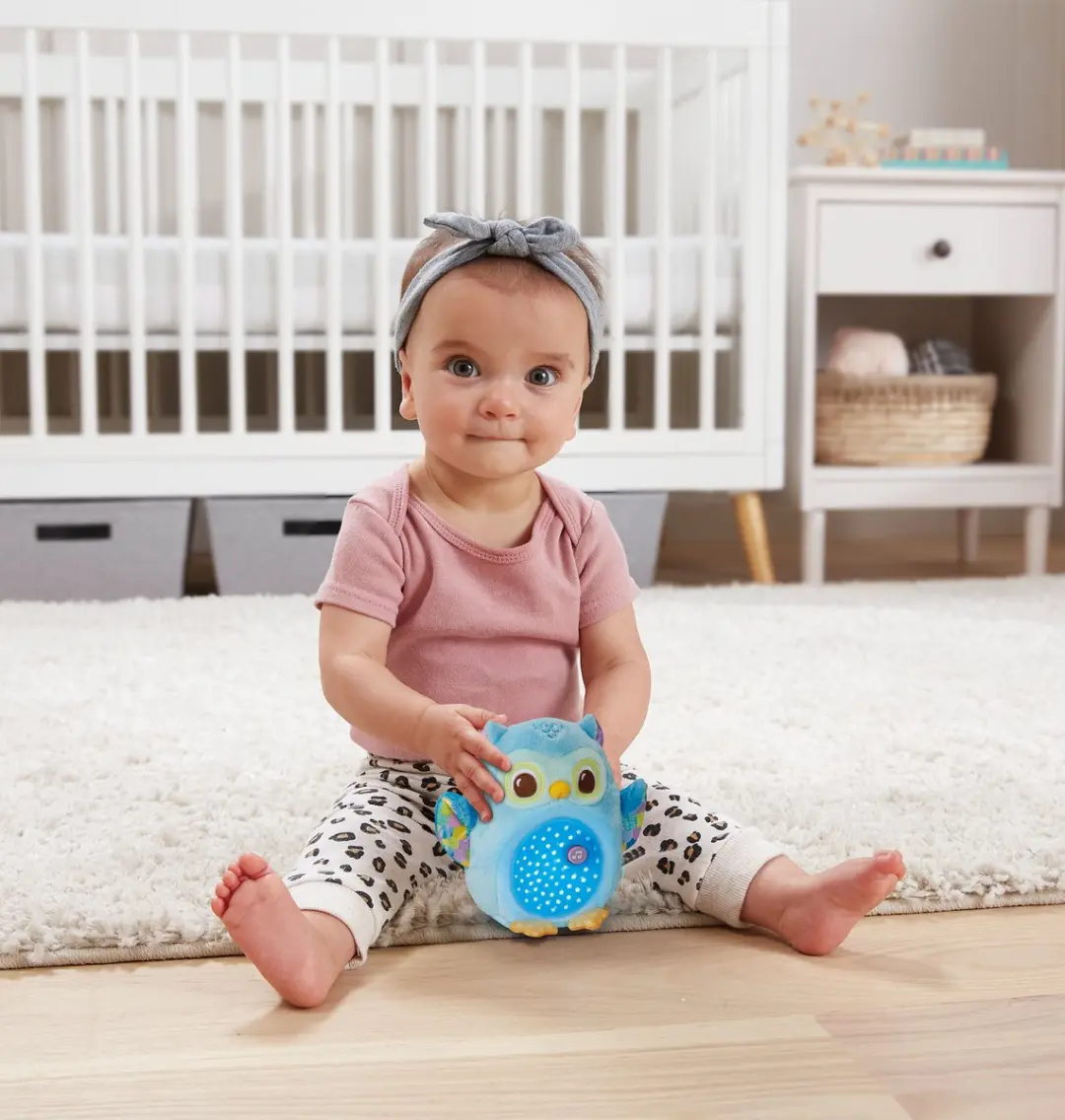 VTech Bedtijd Uiltje blauw - Interactieve knuffel - Muziek en Natuurgeluiden - Van 0 tot 6 jaar - afbeelding 6 van 6