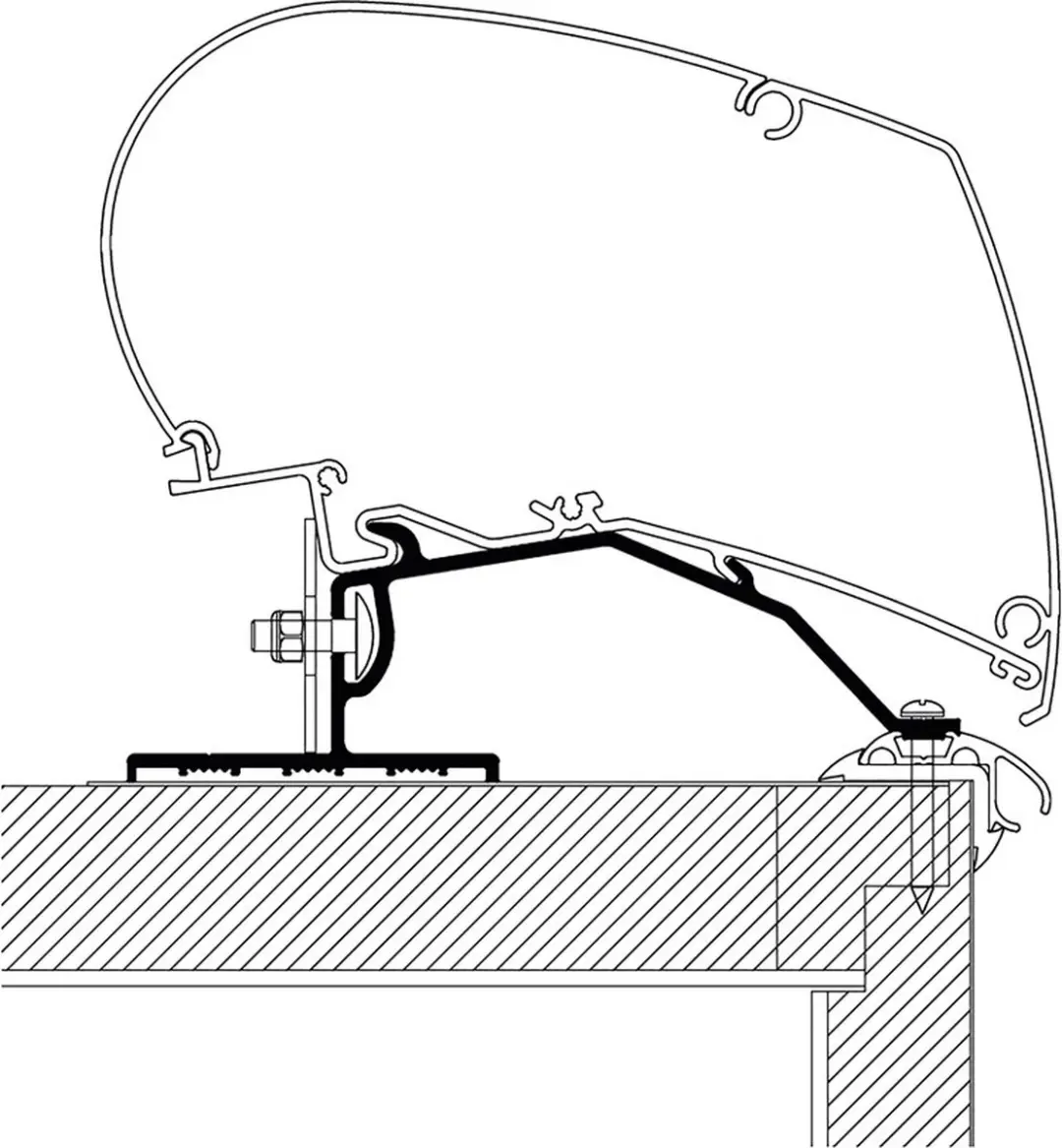 Thule Caravan Roof Adapter 325