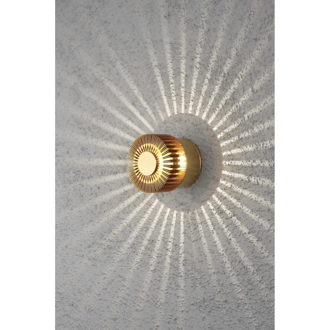 Konstsmide Monza Wandlamp Buiten LED 3W - Brons - afbeelding 6 van 6