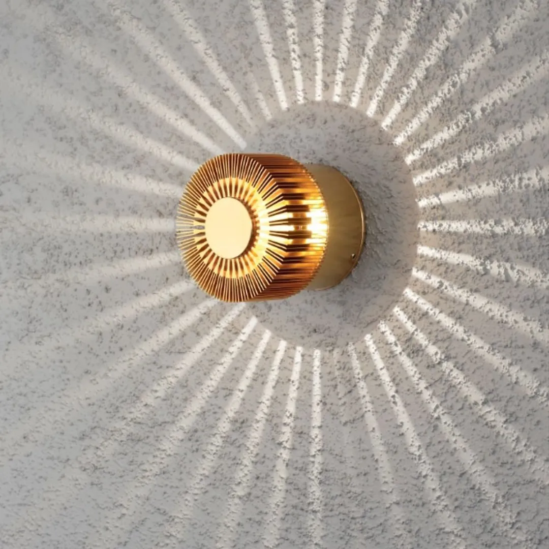 Konstsmide Monza Wandlamp Buiten LED 3W - Brons