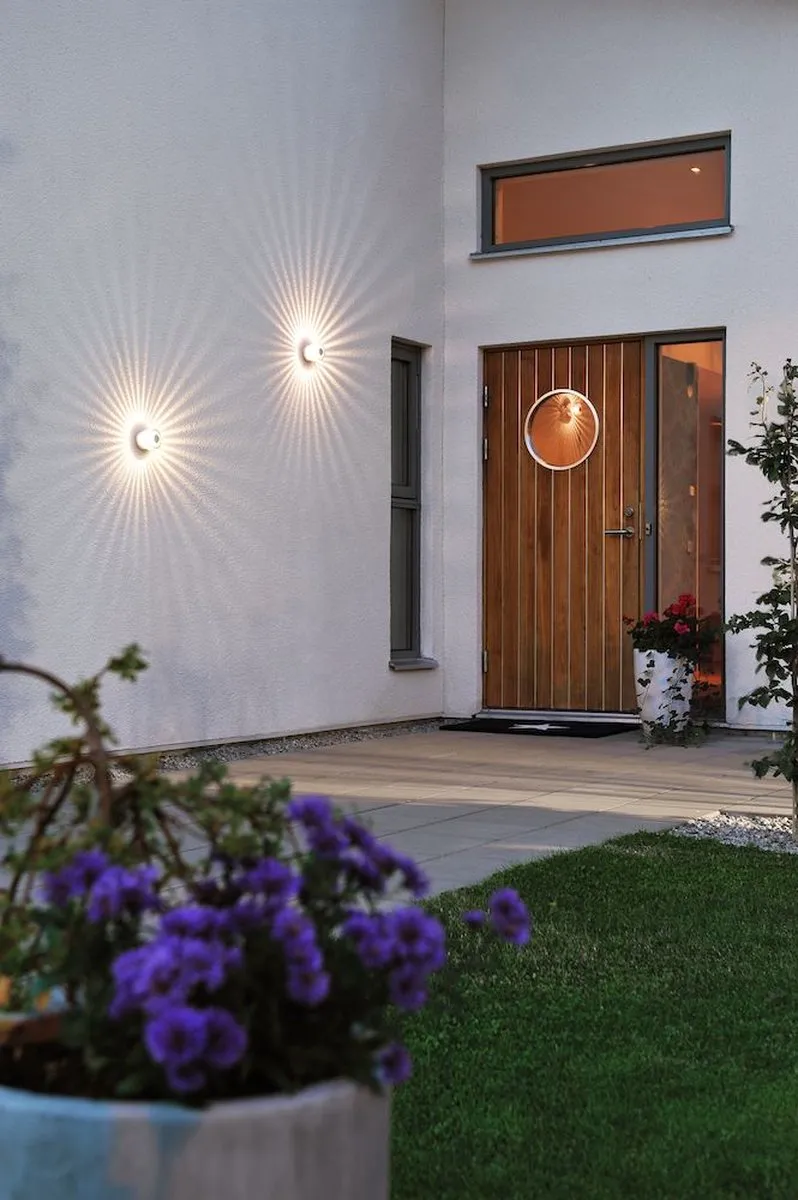 Konstsmide Monza Wandlamp Buiten LED 3W - Brons