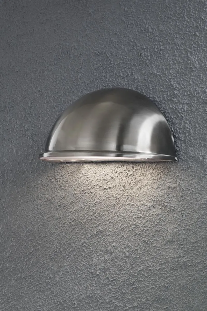 Konstsmide Torino Wandlamp RVS - 30cm - Buiten - E14