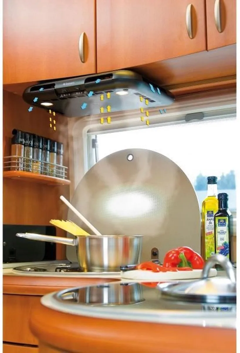 Dometic CK 2000 Plafond Inbouw - 50 m³/uur - Zwart