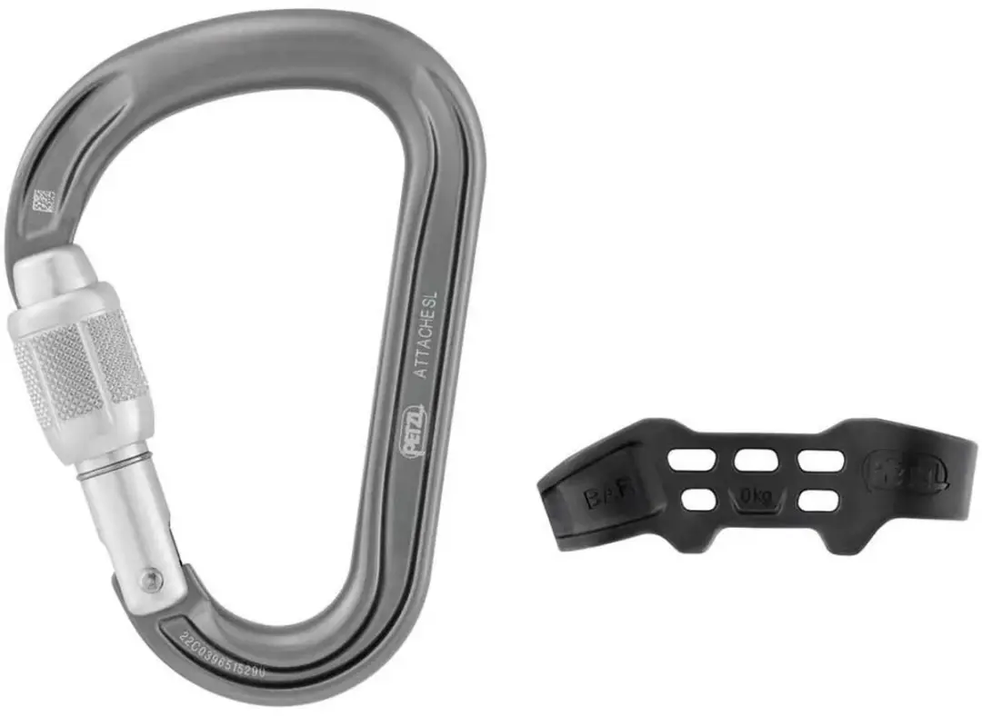 Petzl Attache Bar HMS Karabiner M038CA00 - Zilver - afbeelding 2 van 6