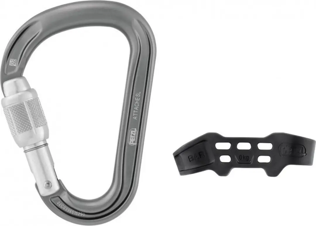 Petzl Attache Bar HMS Karabiner M038CA00 - Zilver - afbeelding 6 van 6