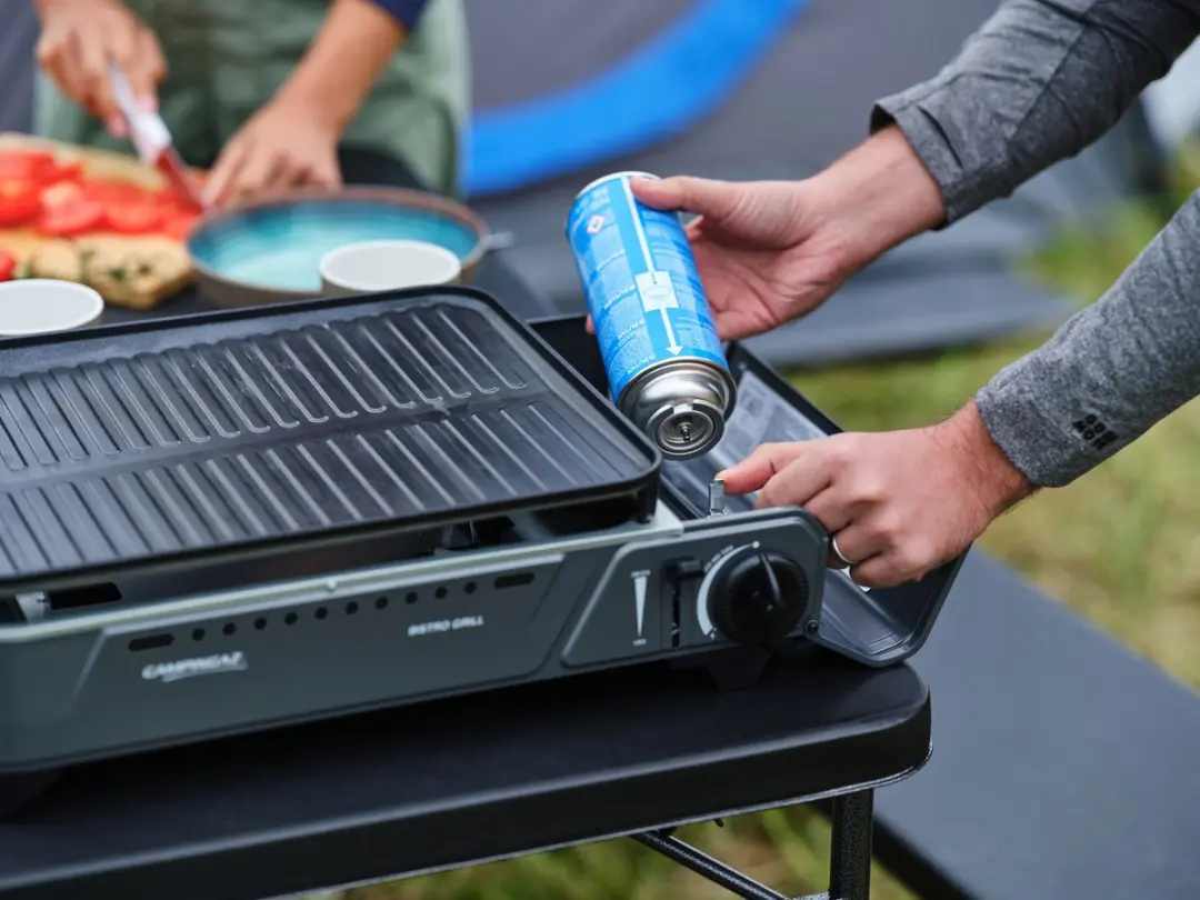 Campingaz Bistro Grill 3 camping grill (gas) – snel voorverwarmd – elektronische ontsteking - afbeelding 3 van 6