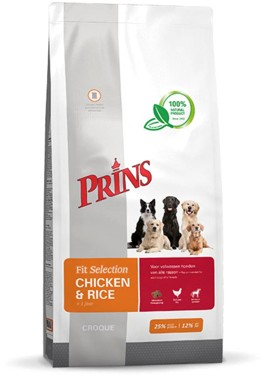 Prins Fit Selection Dog Chicken & Rice 2kg