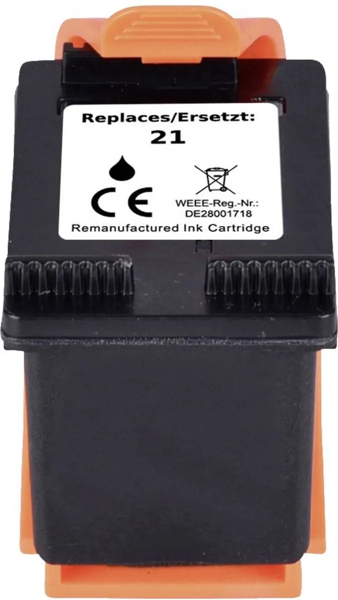 Renkforce RF-5718850 Inktcartridge - Zwart - HP 21 Compatibel