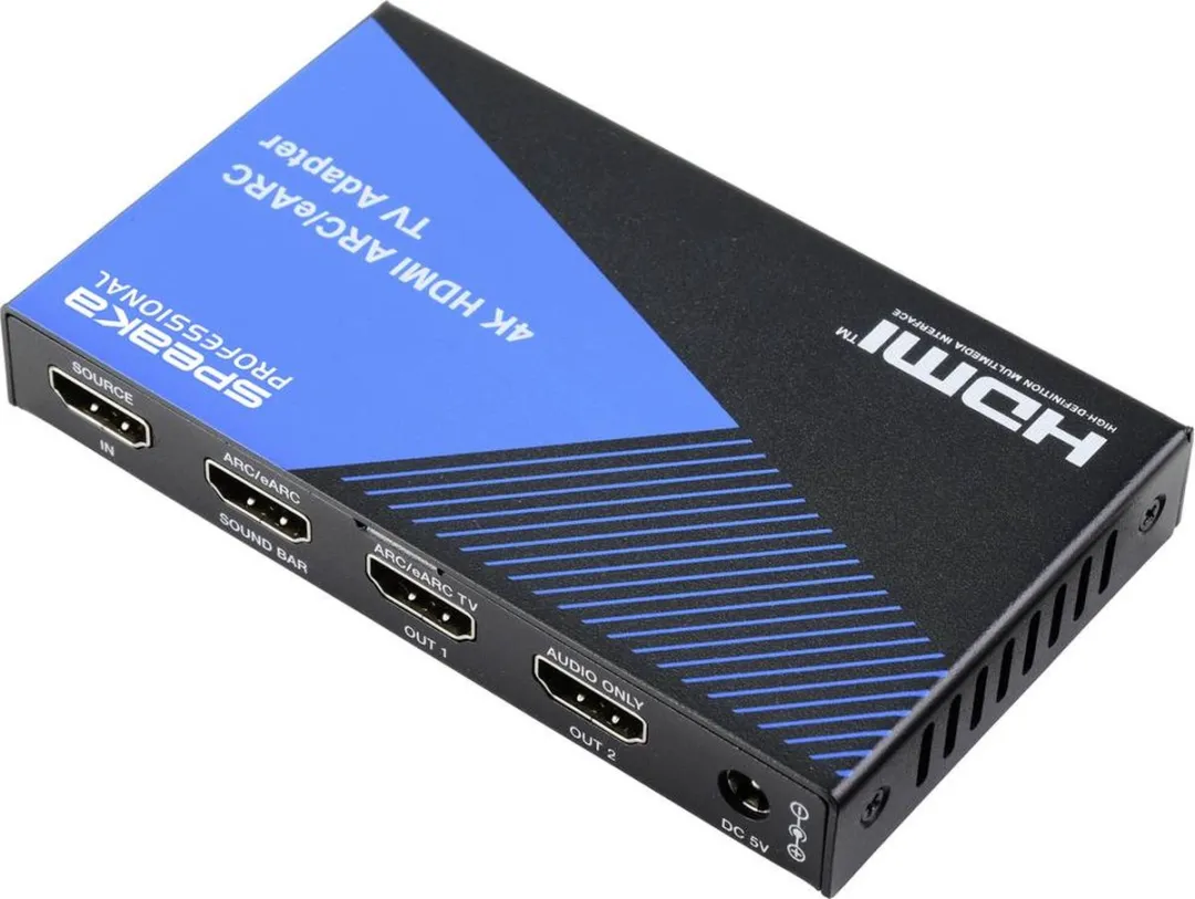 SpeaKa Professional SP-HDA-500 AV Converter - 4K HDMI - Zwart