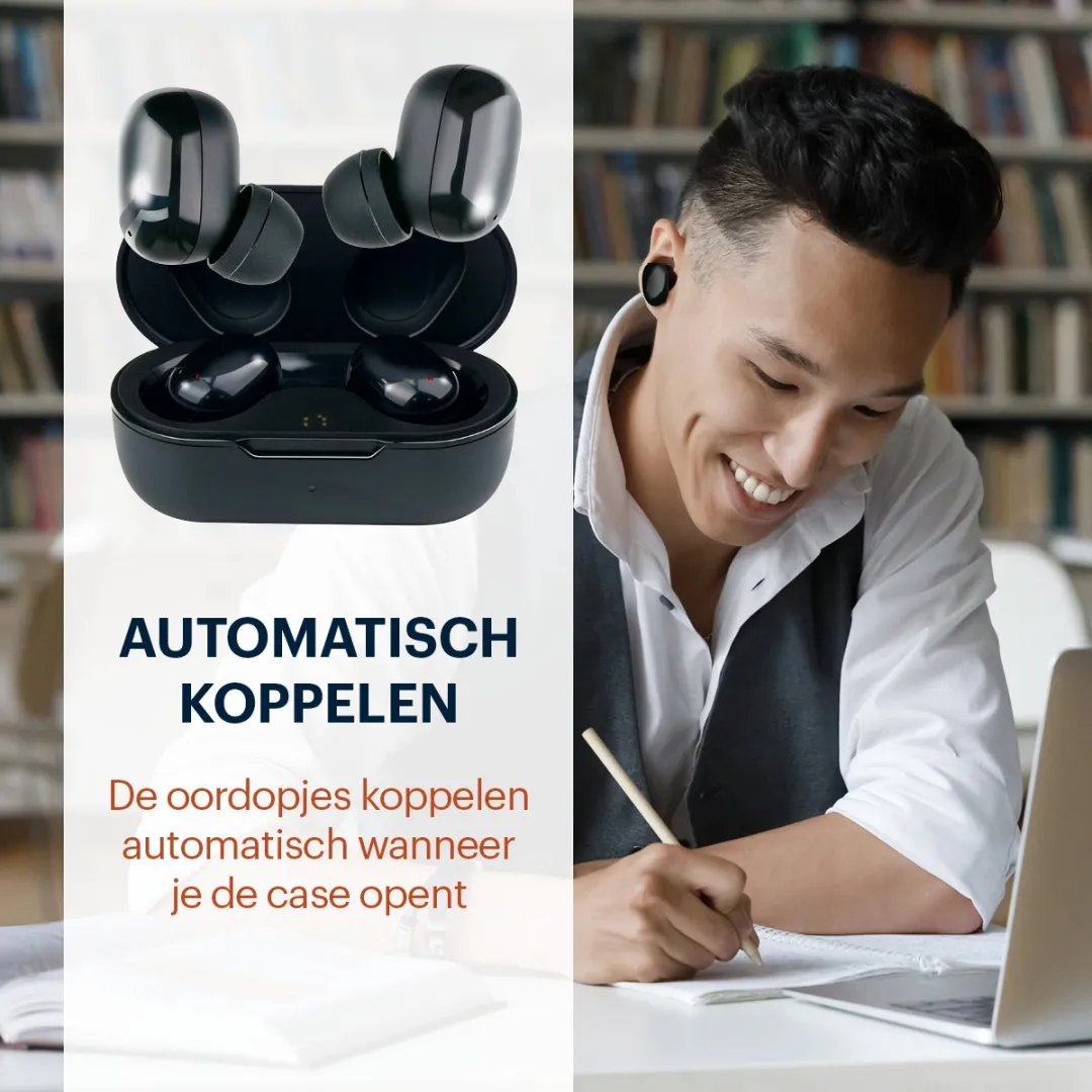 Grundig TWS 2.0 Draadloze Oordopjes - Zwart - afbeelding 6 van 6