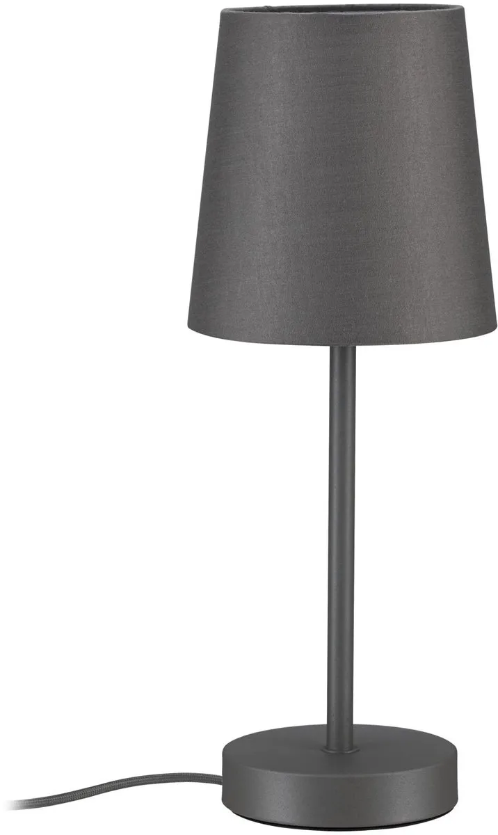 Paulmann Stellan II LED Tafellamp E27 20W - Grijs Metaal