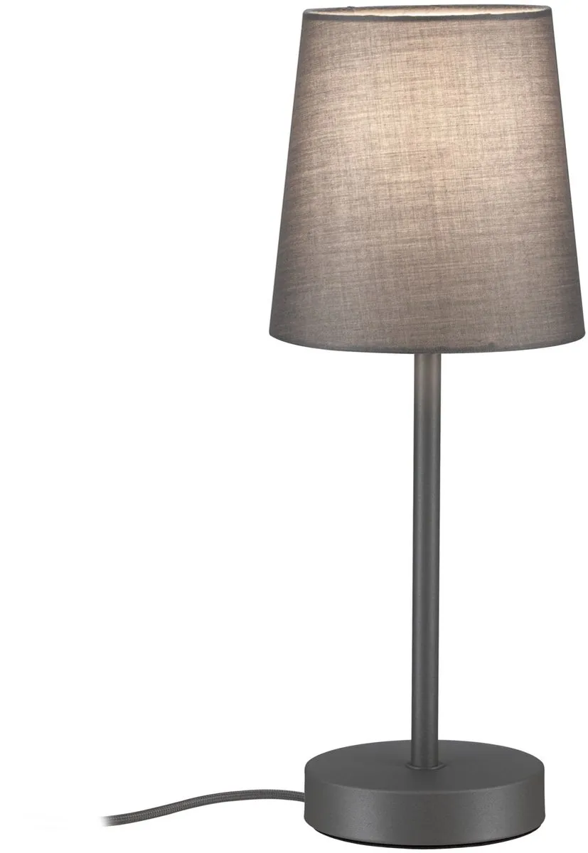 Paulmann Stellan II LED Tafellamp E27 20W - Grijs Metaal