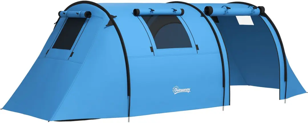 Outsunny Tunneltent voor 4 Personen