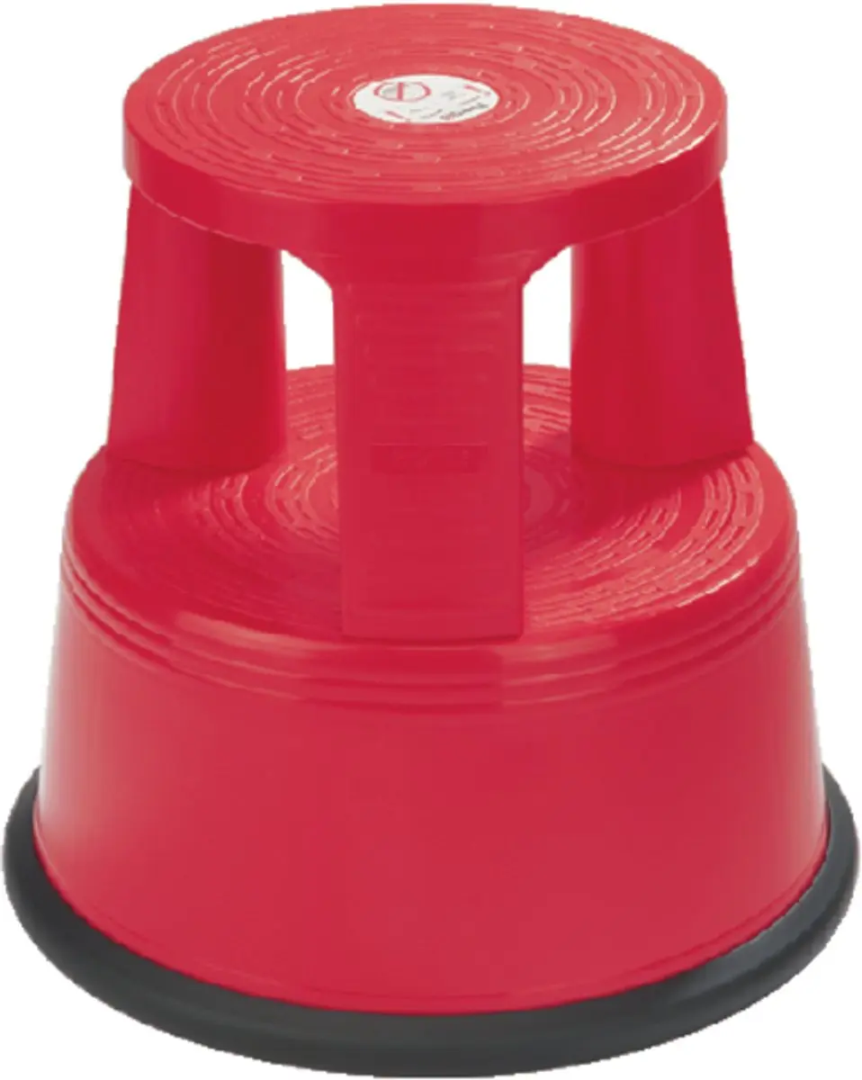 Opstapkruk Desq 42cm kunststof rood