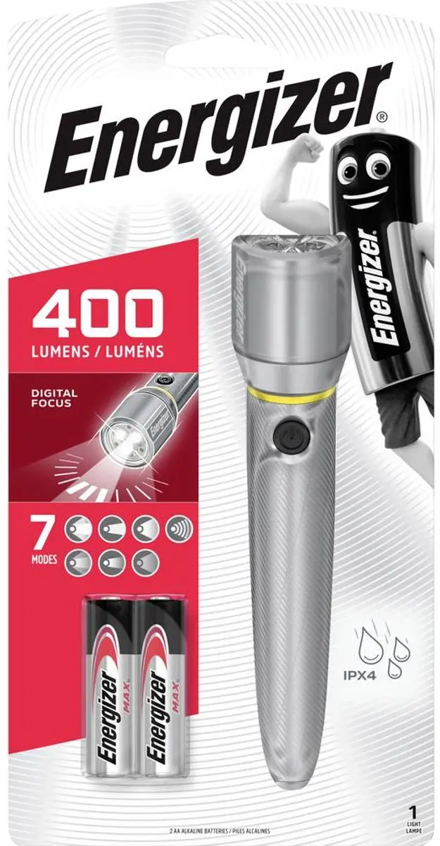 Energizer Vision HD Zaklamp 400 lm - Antraciet-grijs - afbeelding 4 van 6