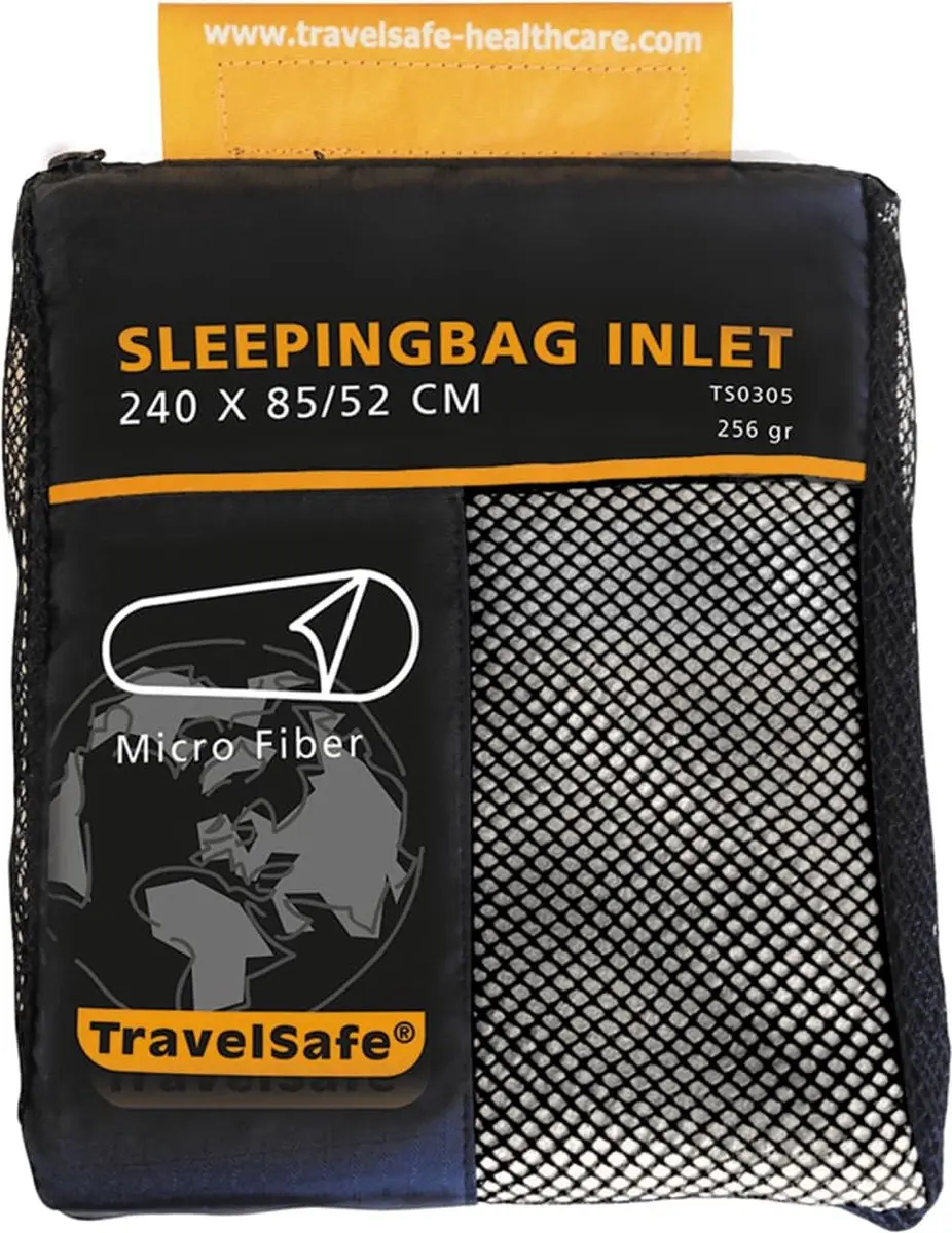 Travelsafe Microvezel Mummie Slaapzak Inleg - Off White - afbeelding 3 van 6