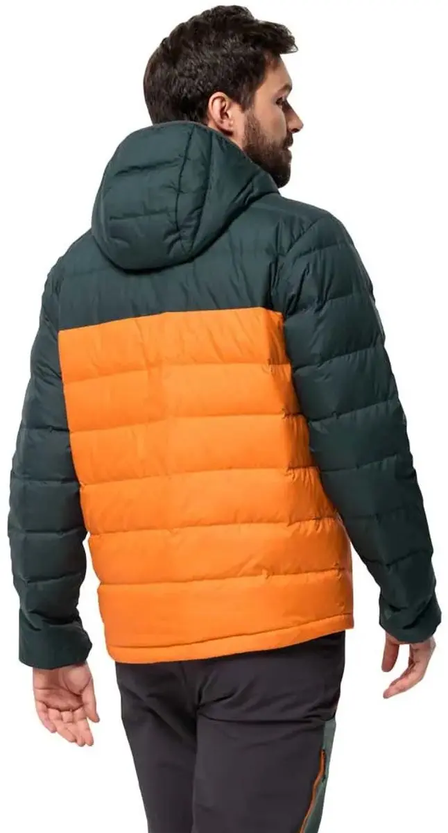 Jack Wolfskin Ather Down Hoodie - Dragon Fire - M - afbeelding 3 van 6