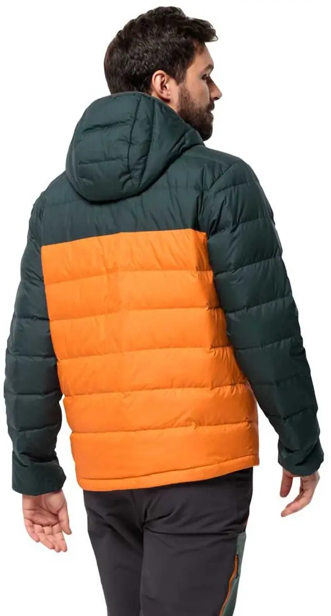 Jack Wolfskin Ather Down Hoodie - Dragon Fire - M - afbeelding 2 van 6