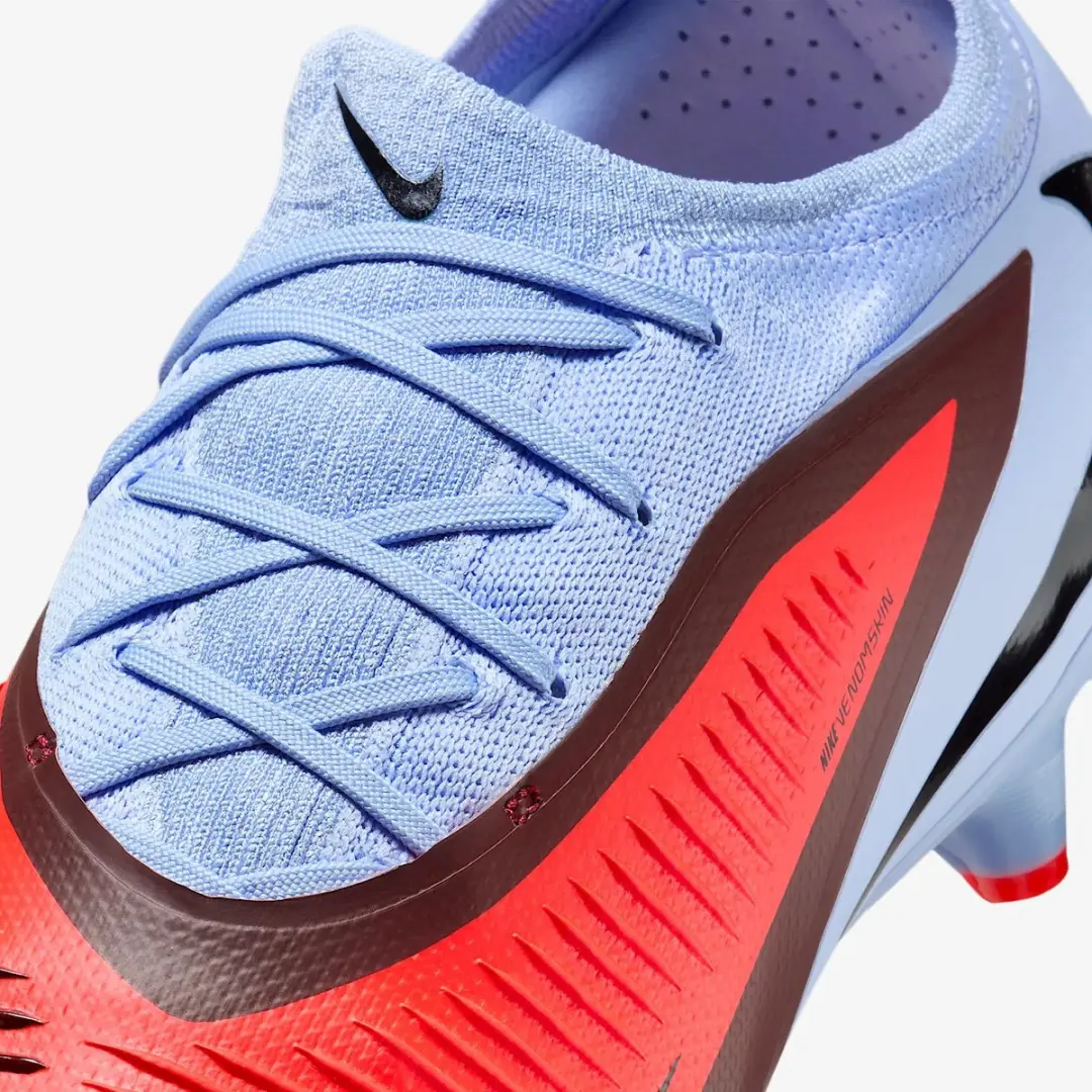 Nike Phantom 6 Voetbalschoenen FG - Blauw/Rood - afbeelding 5 van 6