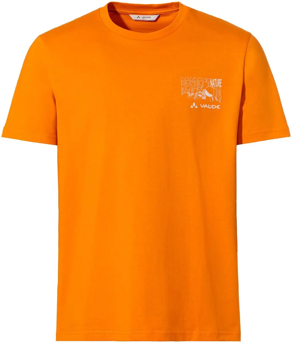 Vaude Spirit Ii T-shirt Met Korte Mouwen Oranje S Man
