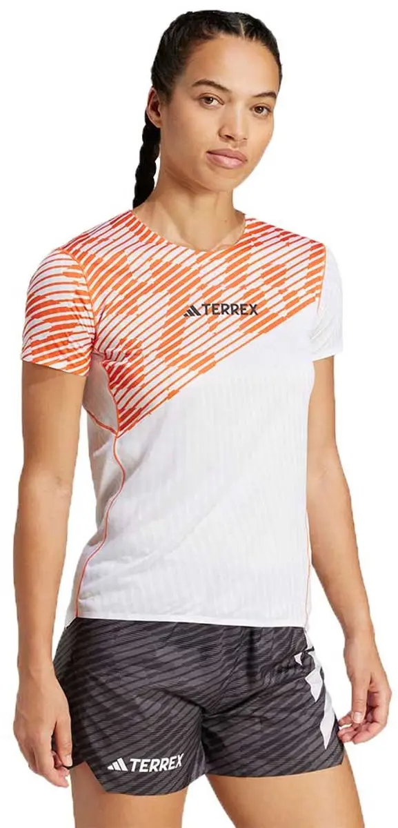 Adidas Terrex Pro T-shirt Met Korte Mouwen Wit L Vrouw