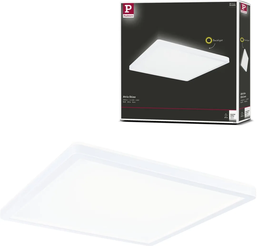Paulmann Atria Shine LED-paneel 16W 4000K