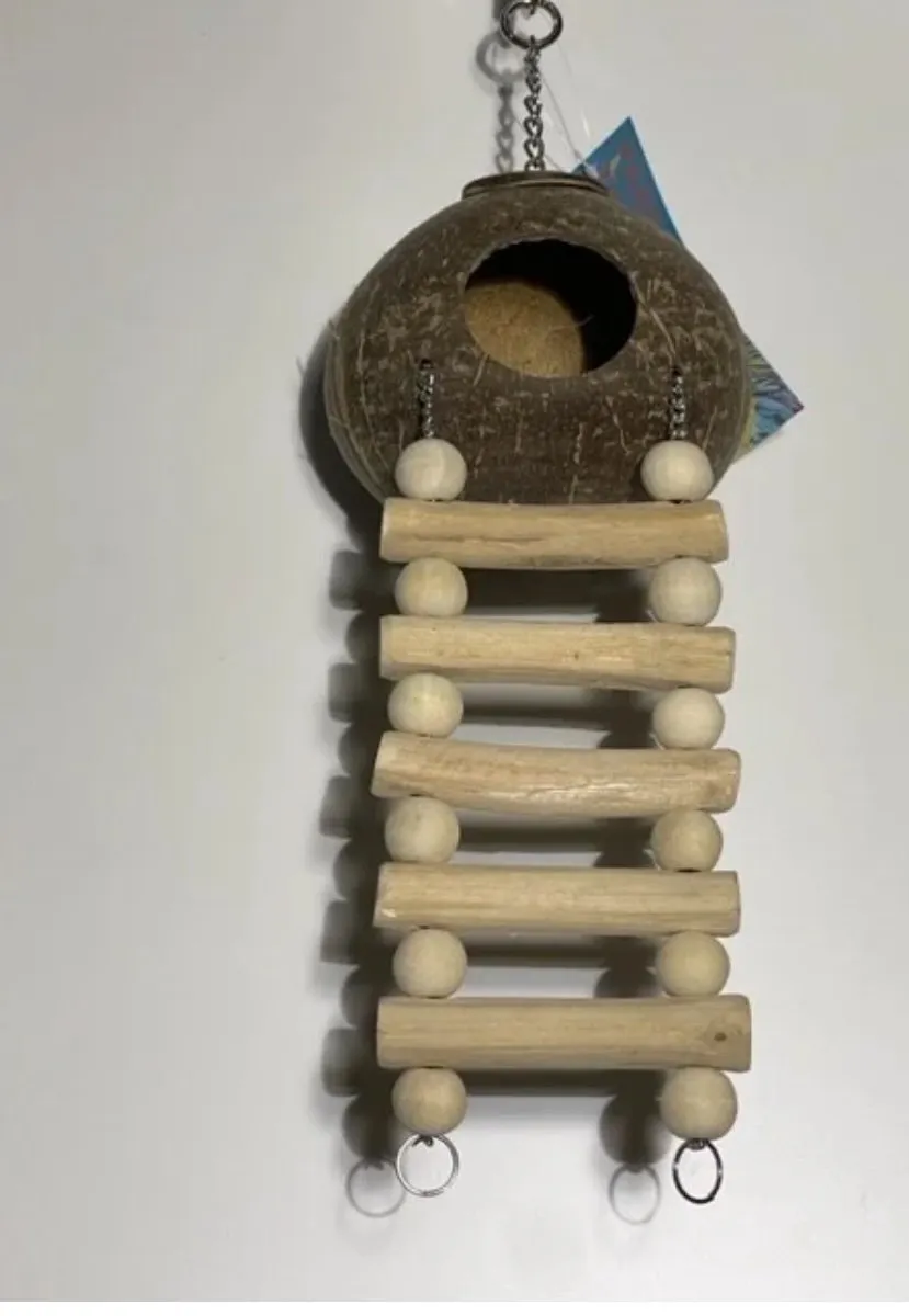 COCONUT HUT WITH LADDER - 1