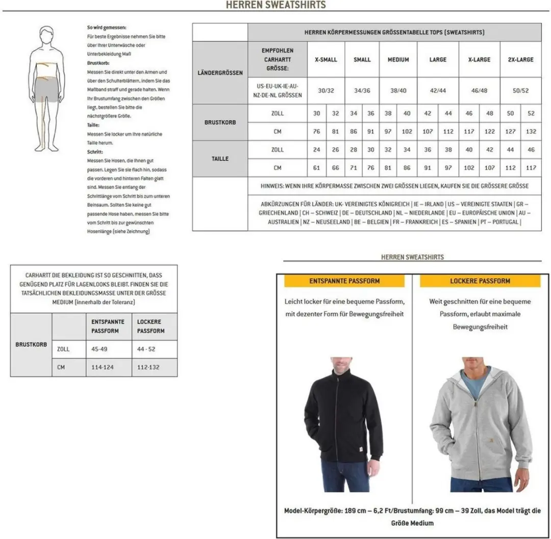 Carhartt Quarter-Zip Sweatshirt Heren - New Navy - afbeelding 6 van 6