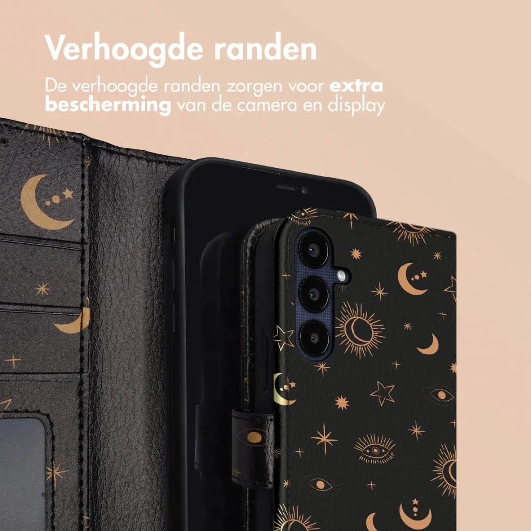 Imoshion Galaxy A25 Hoesje Sky Black - 3 Pasjes