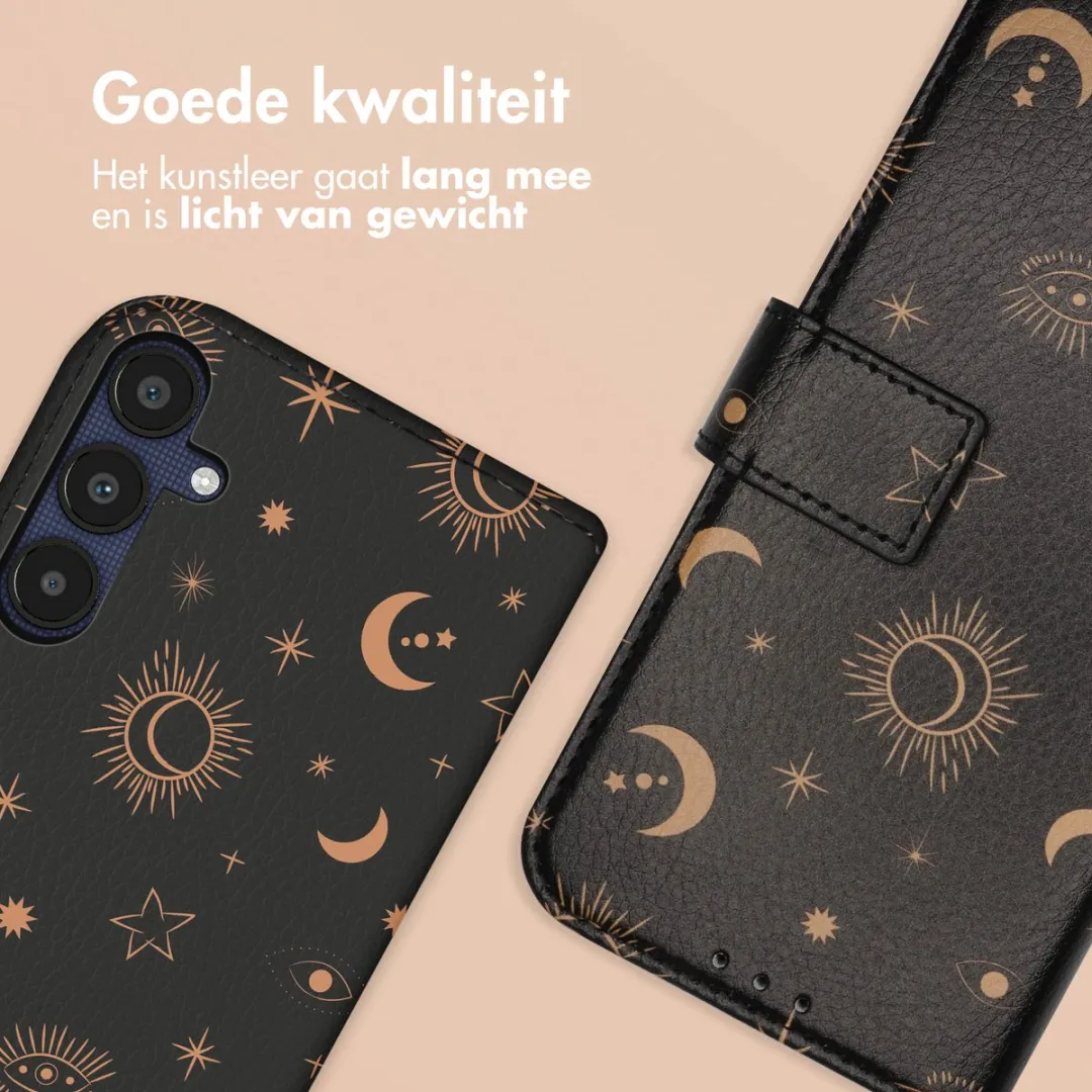 Imoshion Galaxy A25 Hoesje Sky Black - 3 Pasjes