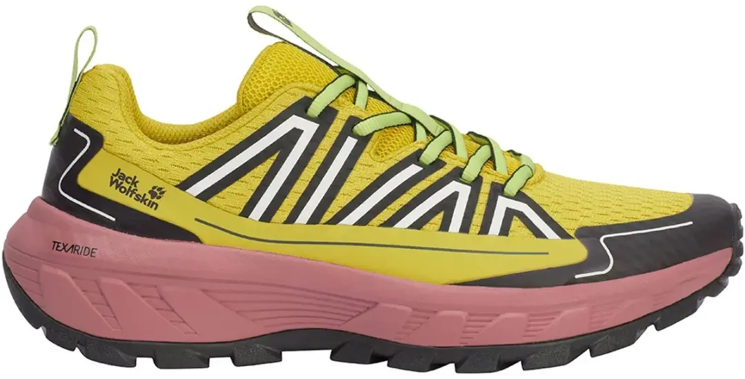 Jack Wolfskin Wild Hike Low Wandelschoenen Geel EU 42 Vrouw