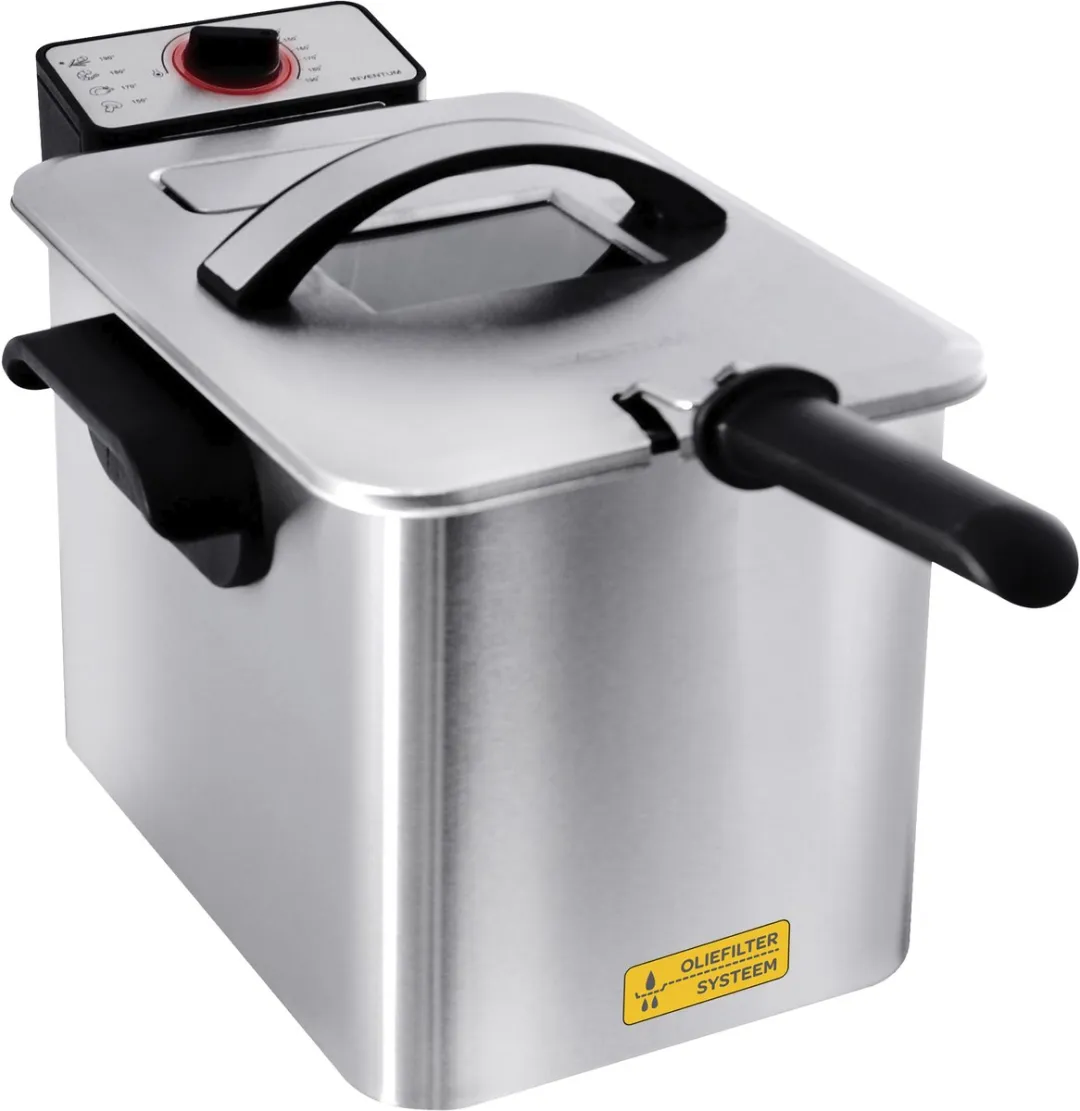 Inventum GF645F Frituurpan 4L 3000W - RVS/Zwart