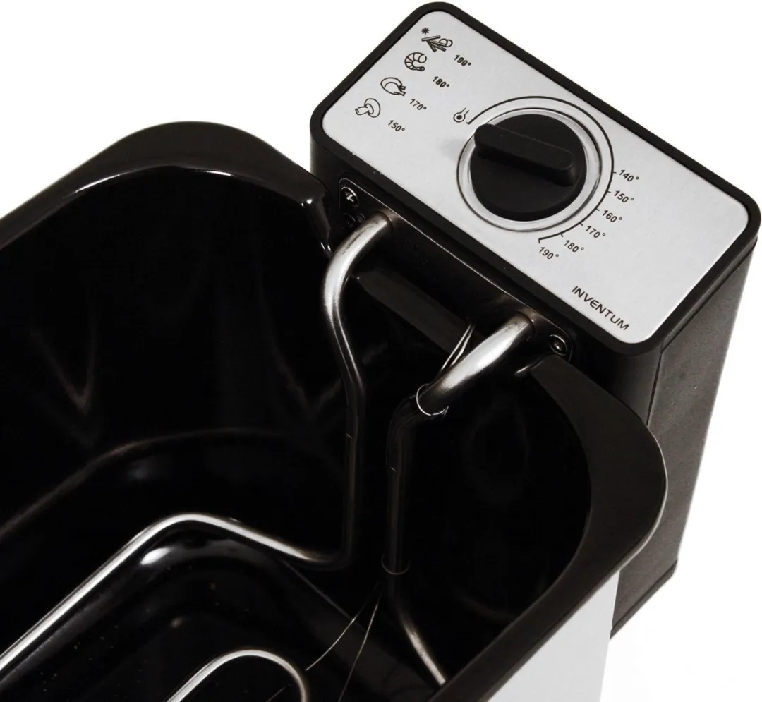 Inventum GF645F Frituurpan 4L 3000W - RVS/Zwart