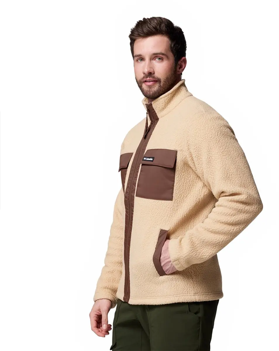 Columbia Juniper Peak Full Zip Fleece - Canoe/Tobacco - 2XL - afbeelding 4 van 6