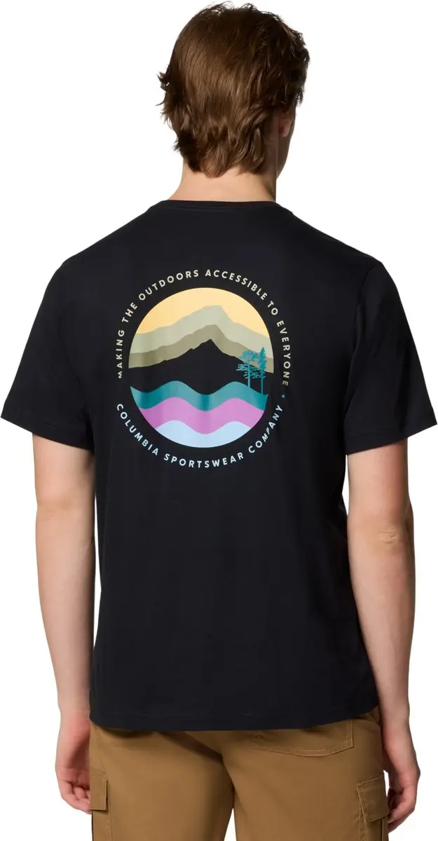 Columbia Kettle River Outdoor Tee Heren - Zwart, L - afbeelding 3 van 5