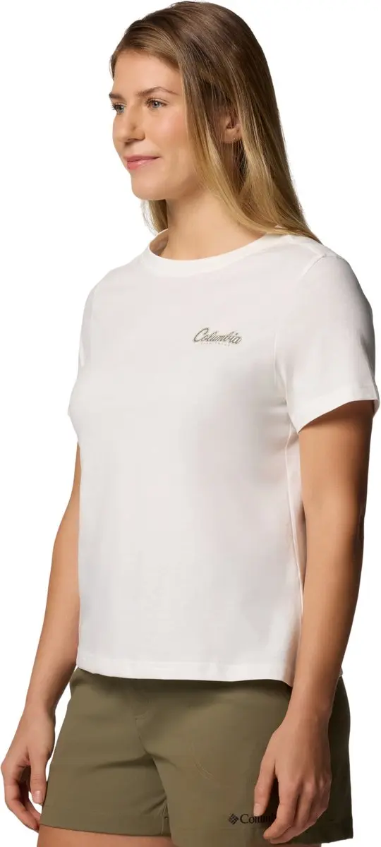 Columbia Rolling Bend Graphic SS Dames T-shirt - Beige - L - afbeelding 2 van 5