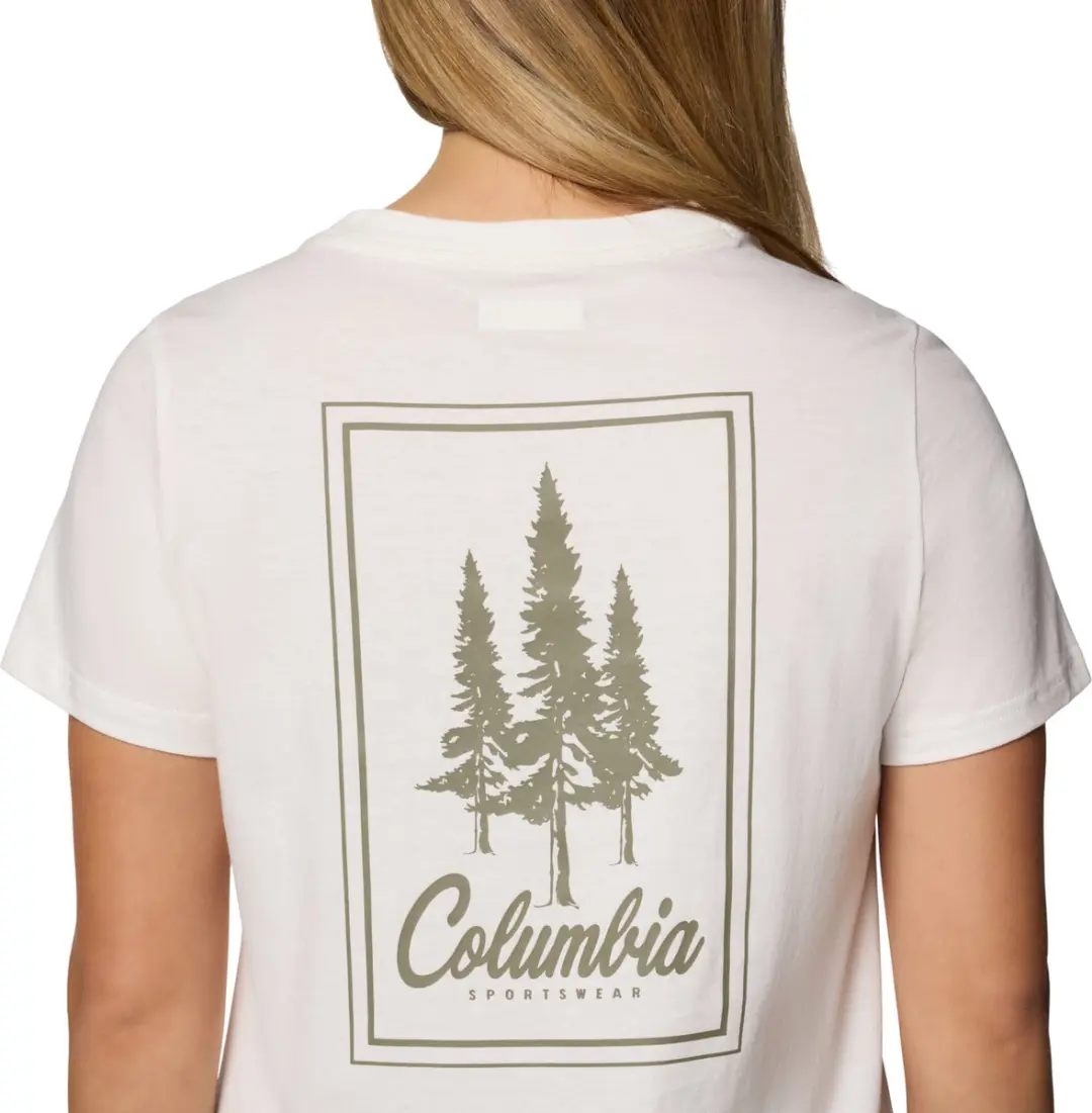 Columbia Rolling Bend Graphic SS Dames T-shirt - Beige - L - afbeelding 5 van 5