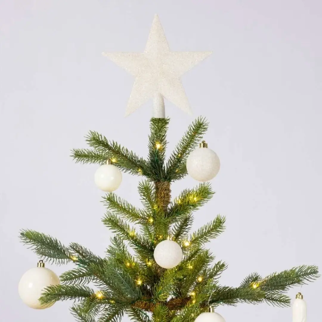 Decoris Kerstballen Mix Wolwit - 33 Stuks - afbeelding 5 van 6