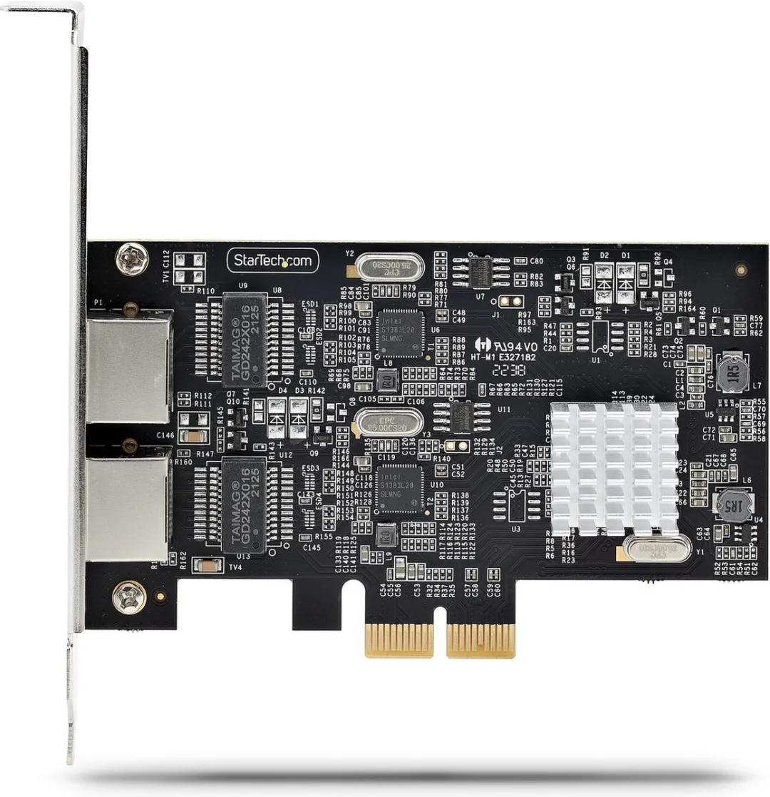 Startech PR22GI-NETWORK-CARD Netwerkkaart 2500 Mbit/s - 4x Poort - Nero