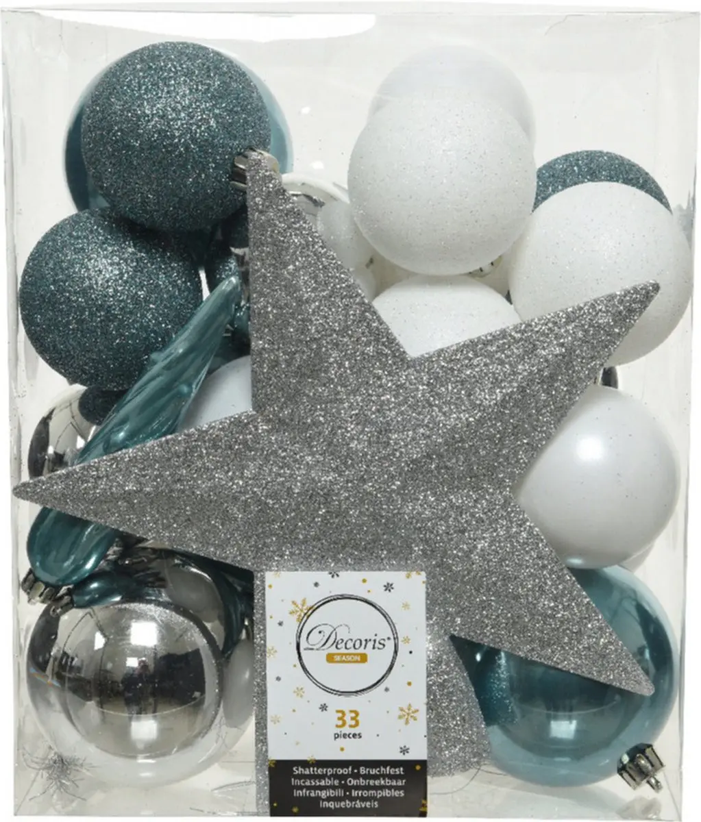 Decoris kerstballen set