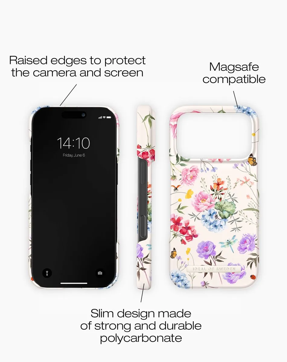 iDeal of Sweden iPhone 17 Pro Printed Case Magsafe Forever Flower - IDFCMS-I2561P-528