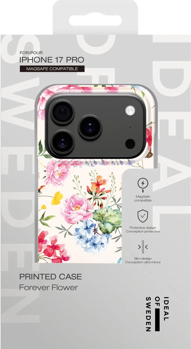 iDeal of Sweden iPhone 17 Pro Printed Case Magsafe Forever Flower - IDFCMS-I2561P-528